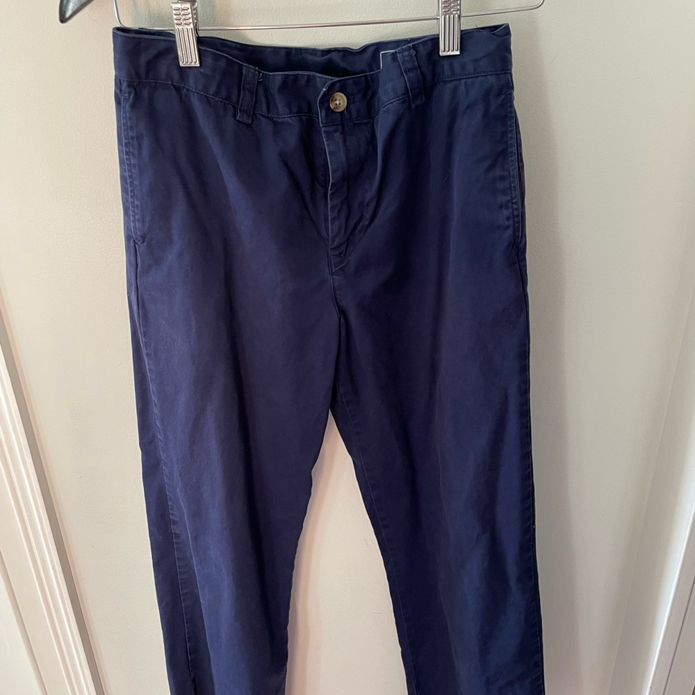 Vineyard Vines boys chino trousers navy.